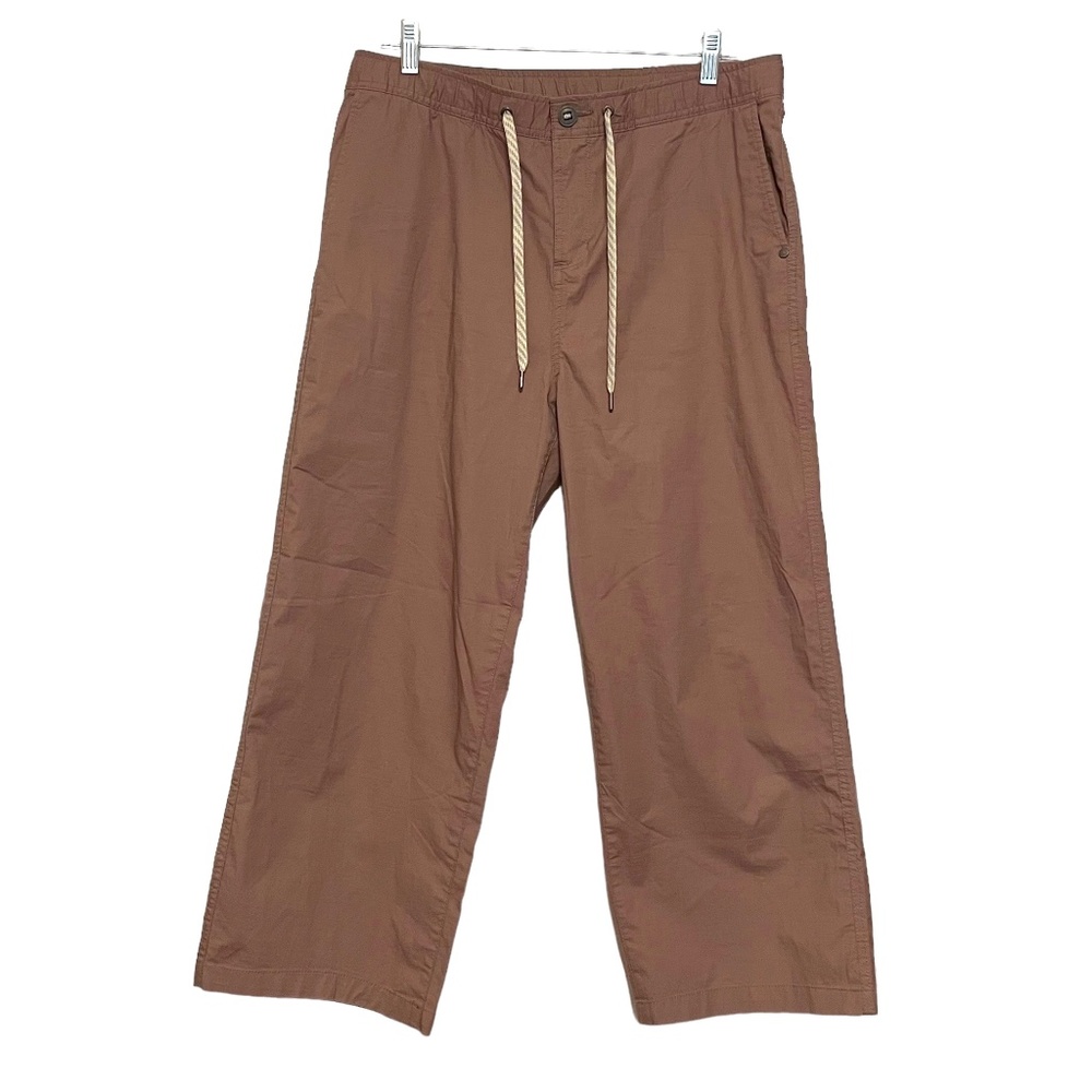 Vuori Ripstop Wide Leg Crop Drawstring Pants Size XL